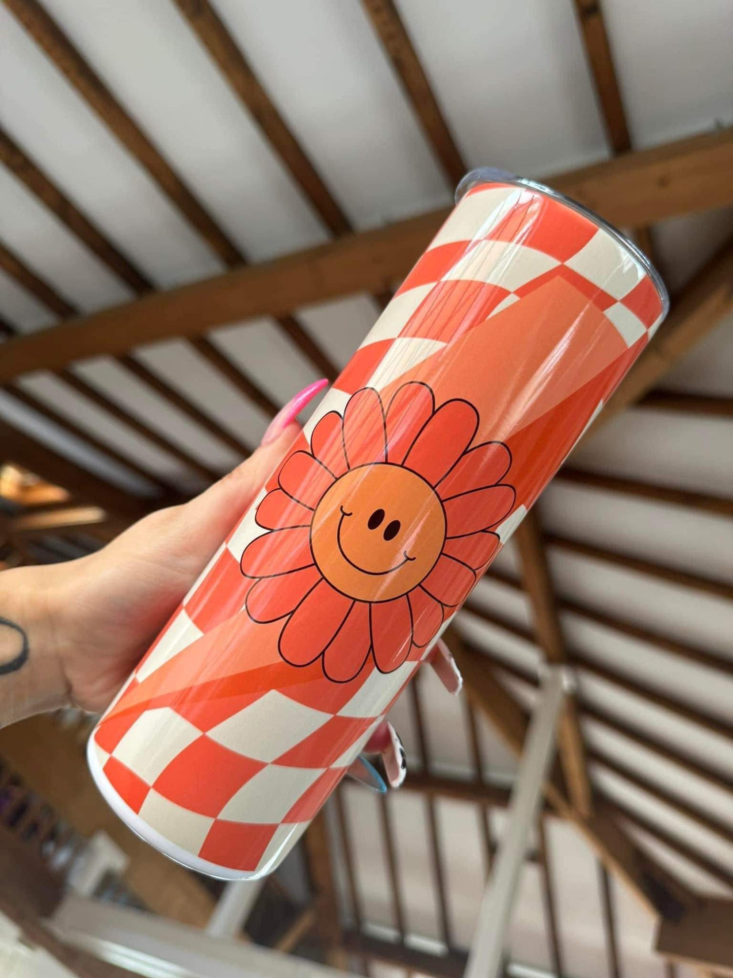 Retro Orange 20oz Tumbler