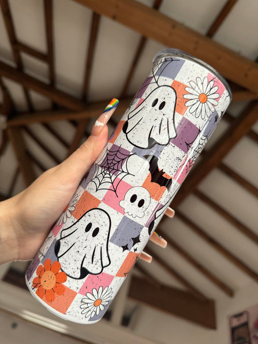 Ghosts & Flowers Tumbler