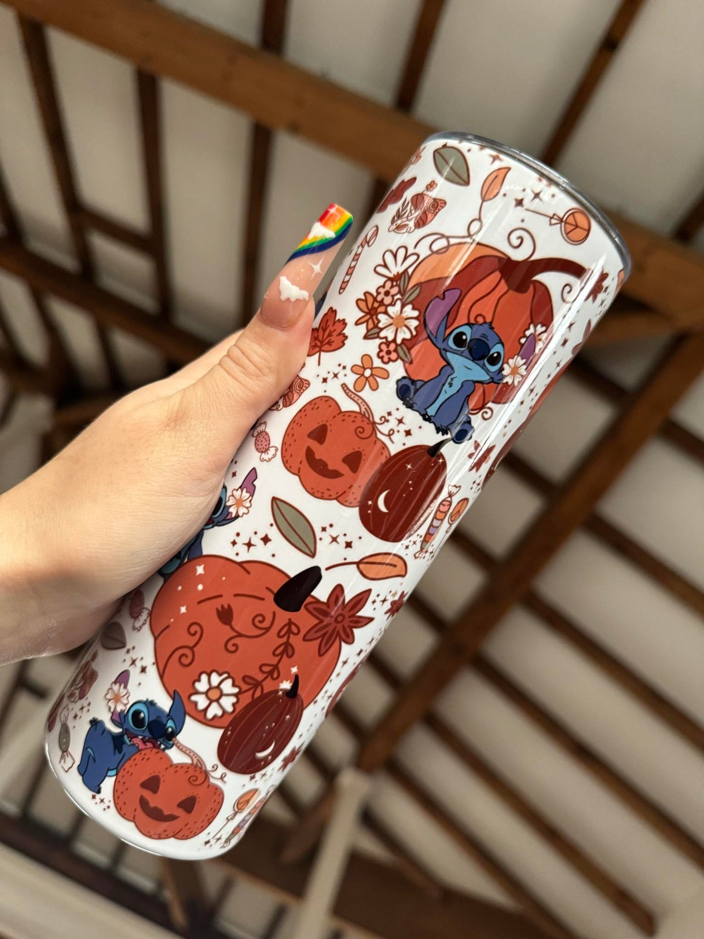 Pumpkin Stitch Tumbler