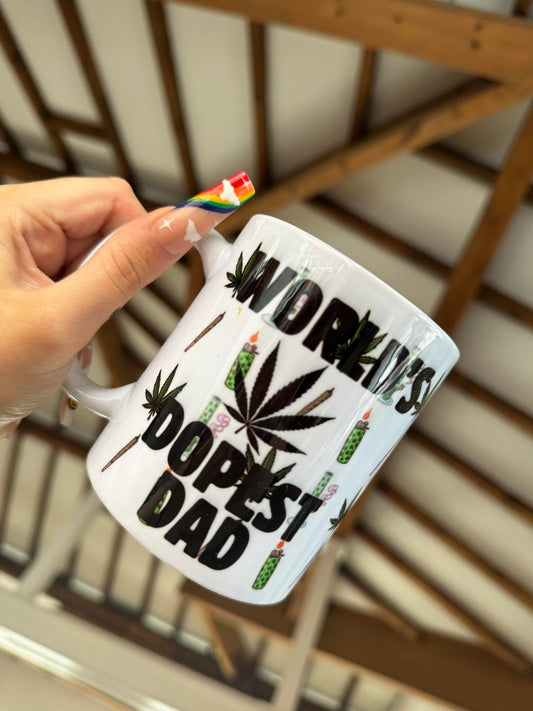 Worlds Dopest Dad Mug Blooper