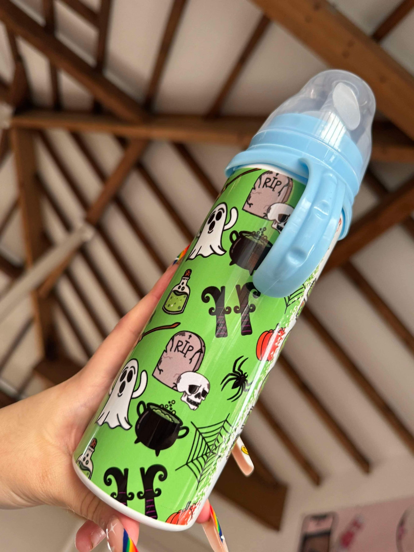 8oz Green Children’s Halloween Bottle