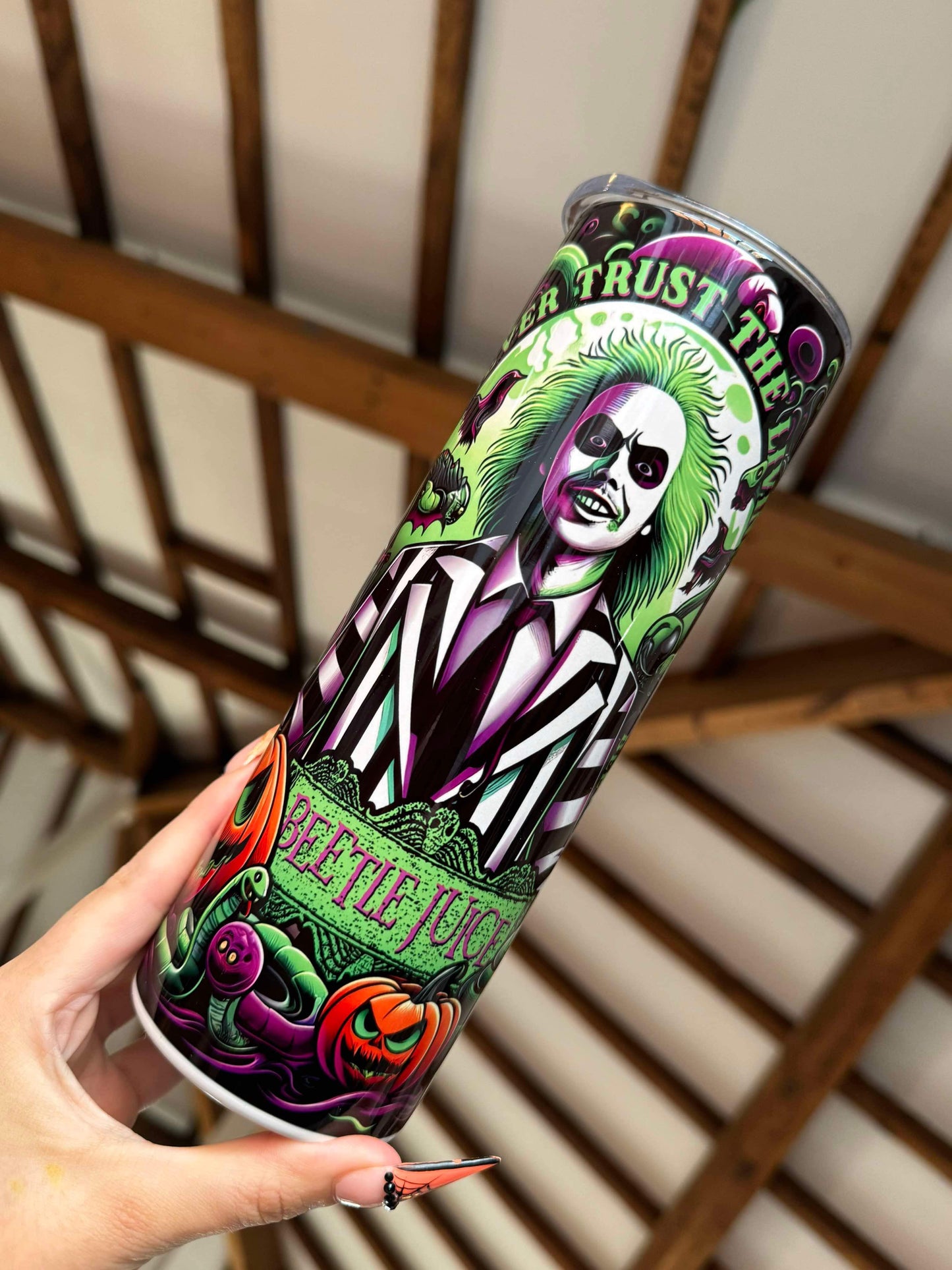 Beetlejuice Tumbler