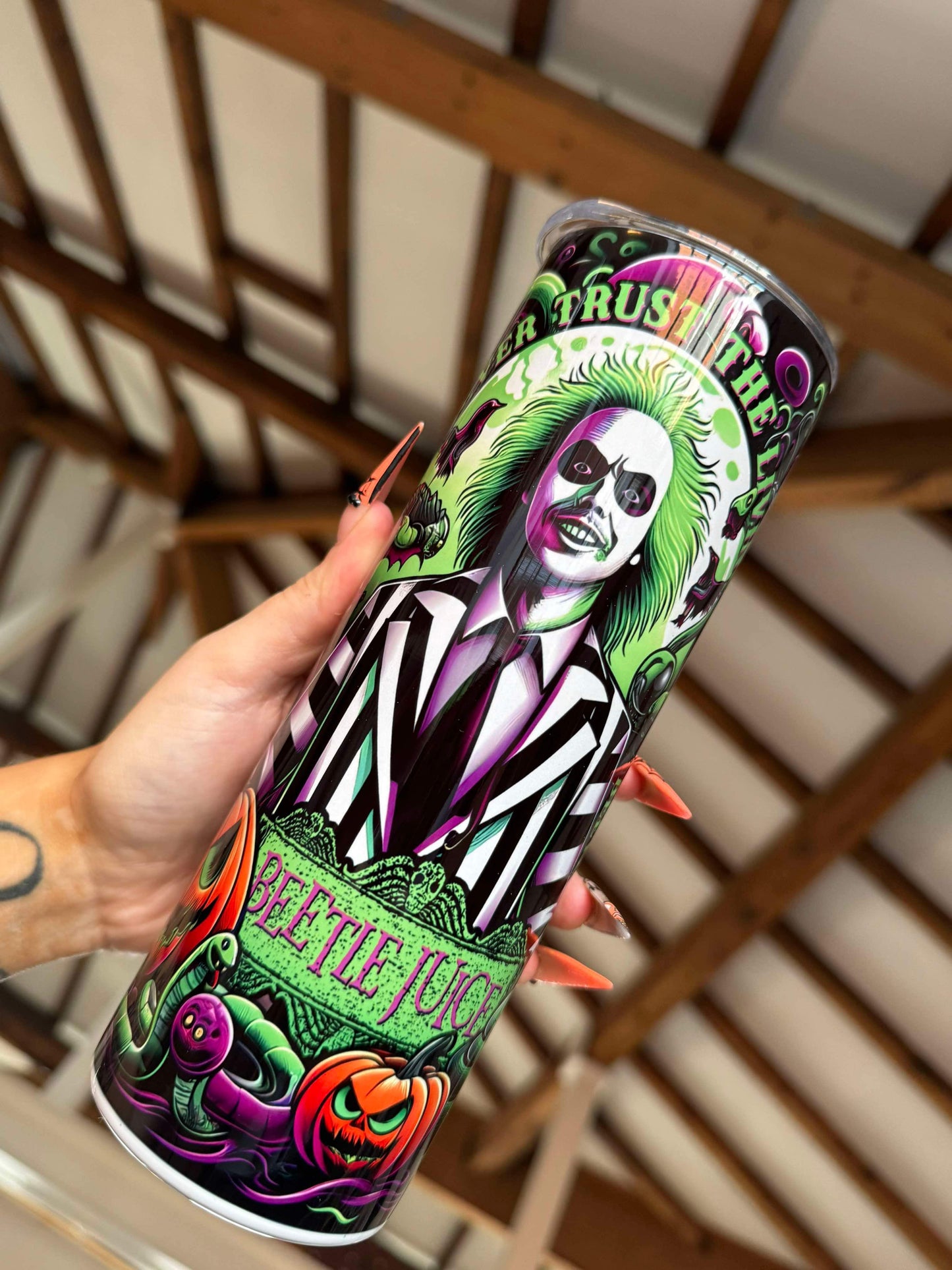 Beetlejuice Tumbler