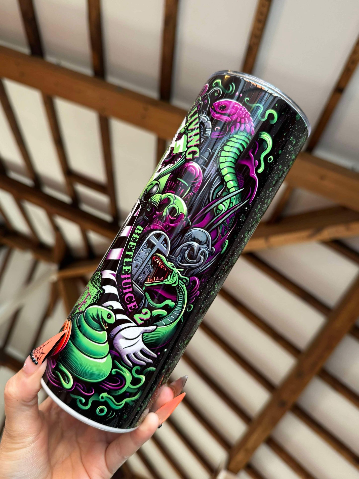 Beetlejuice Tumbler