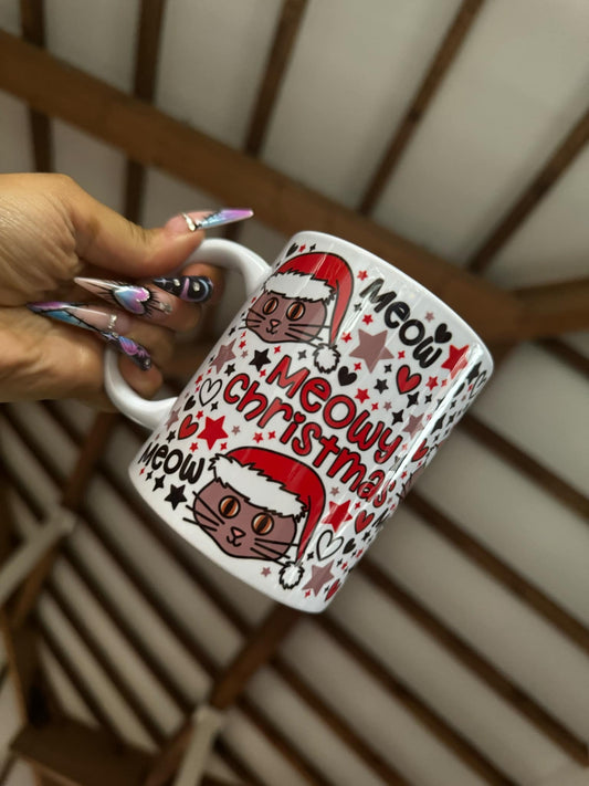 Meow Christmas Mug