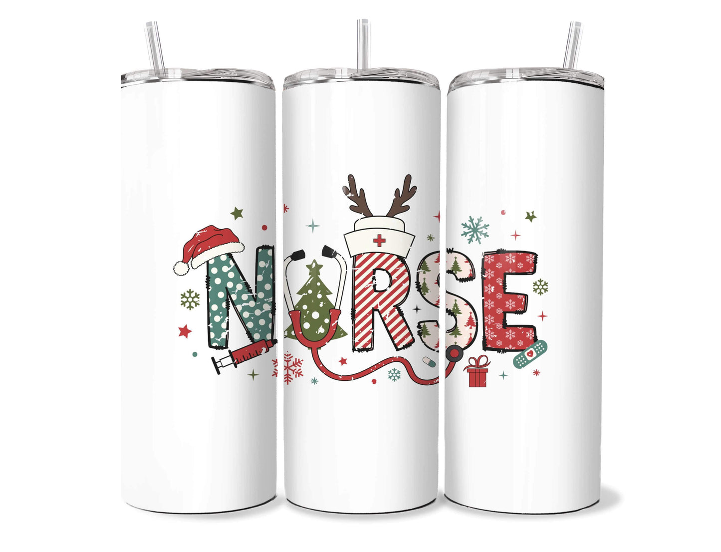 Christmas Nurse 20oz Tumbler