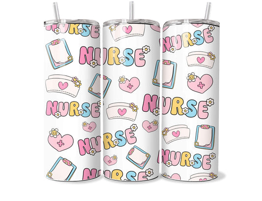 White Nurse 20oz Tumbler