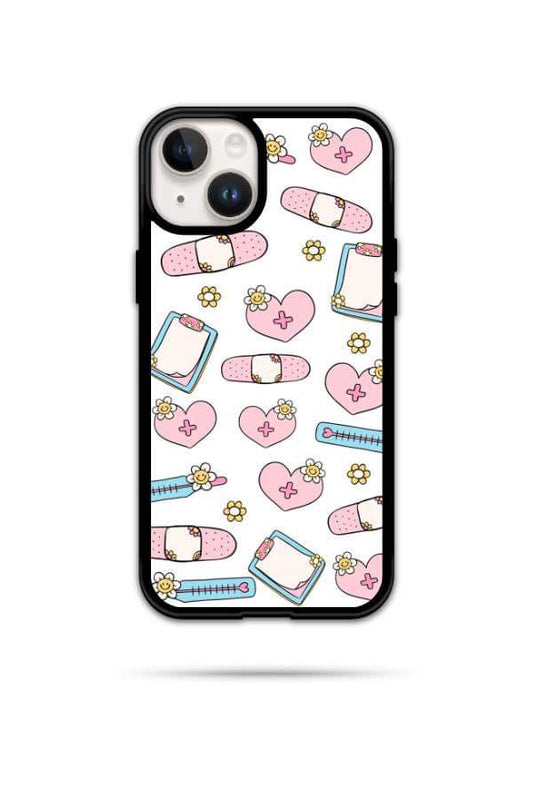 White Bandaid Phone Case