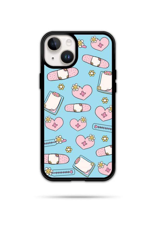 Blue Bandaid Phone Case