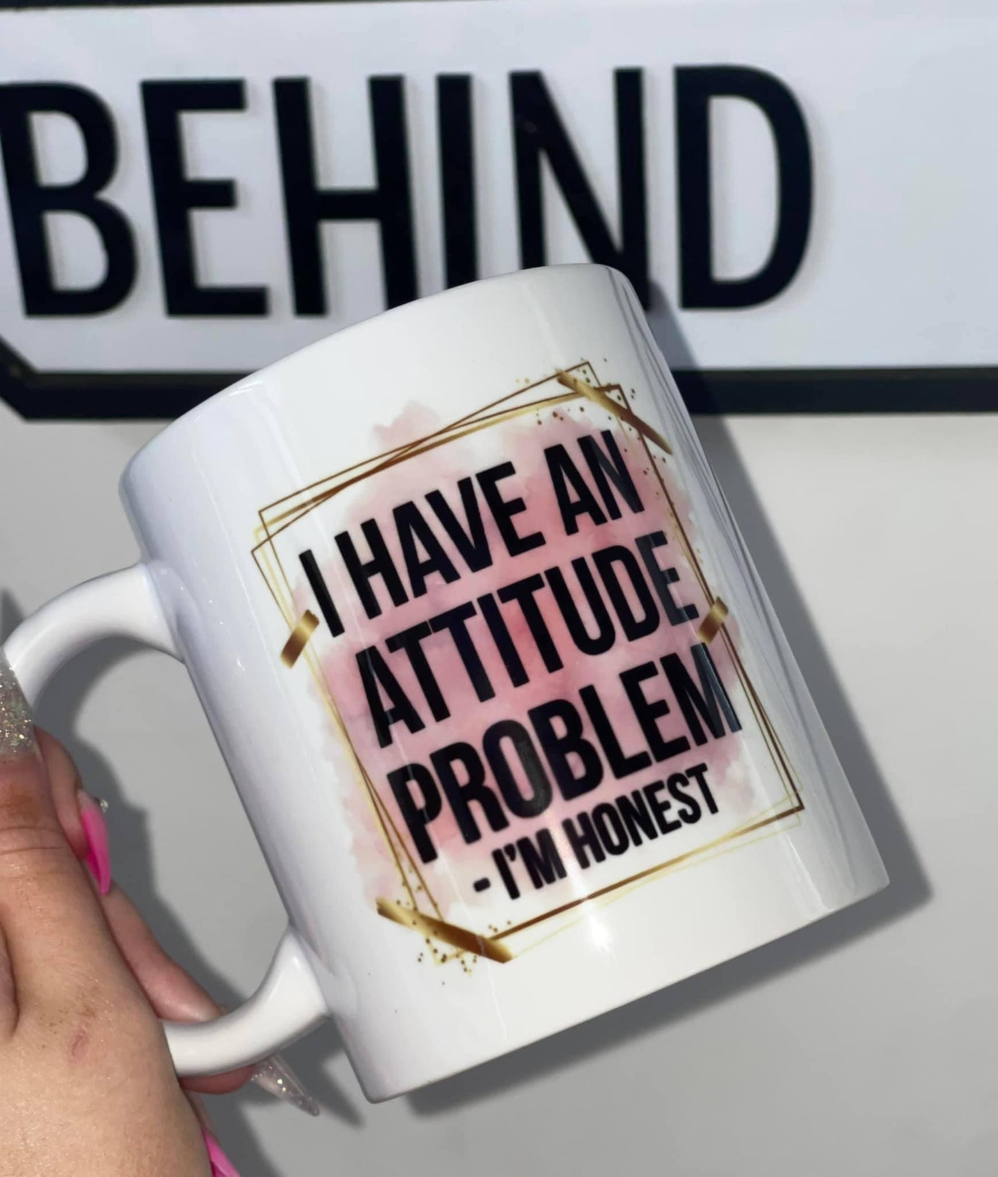 Attitude problem pre made mug